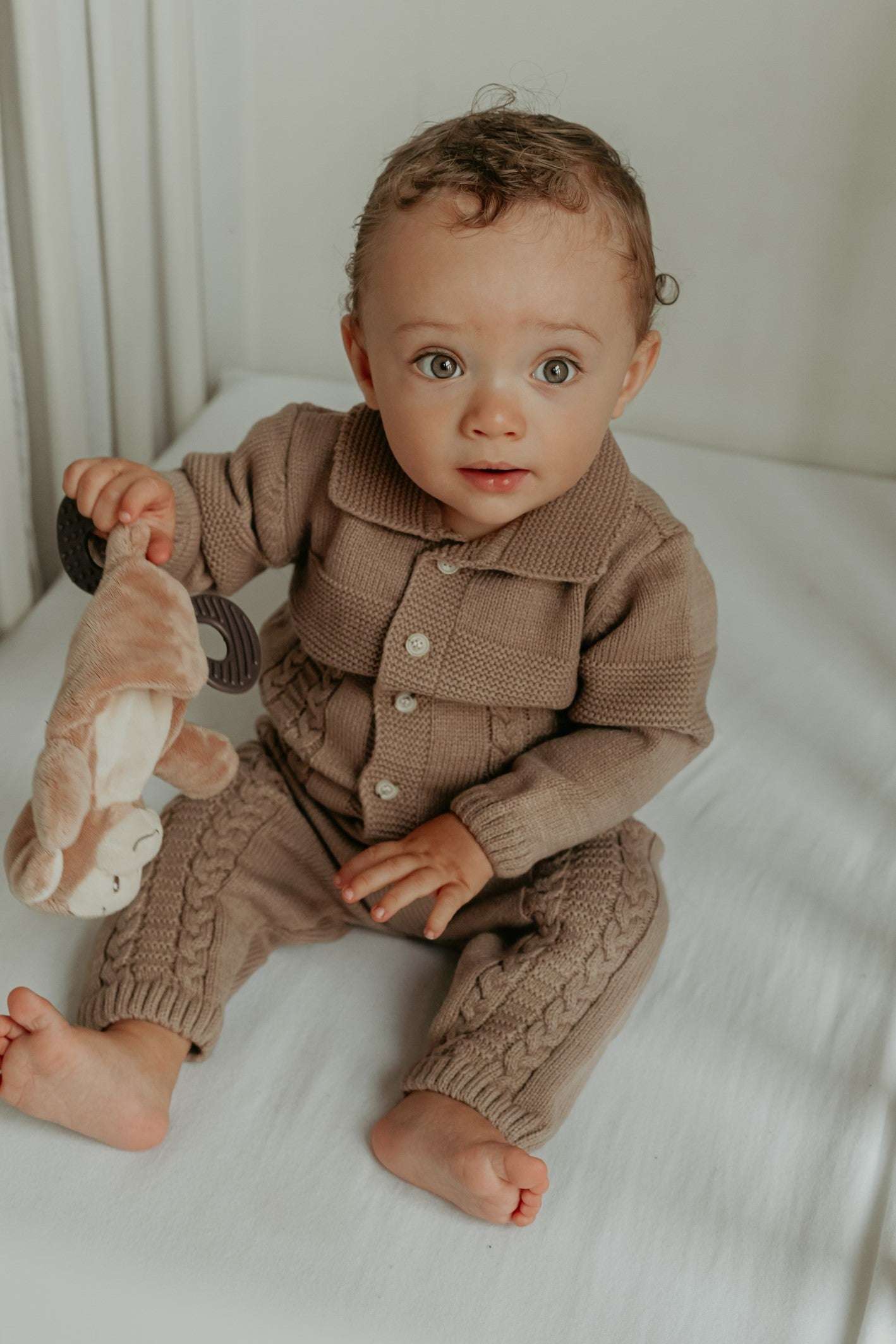 gebreide babykleding