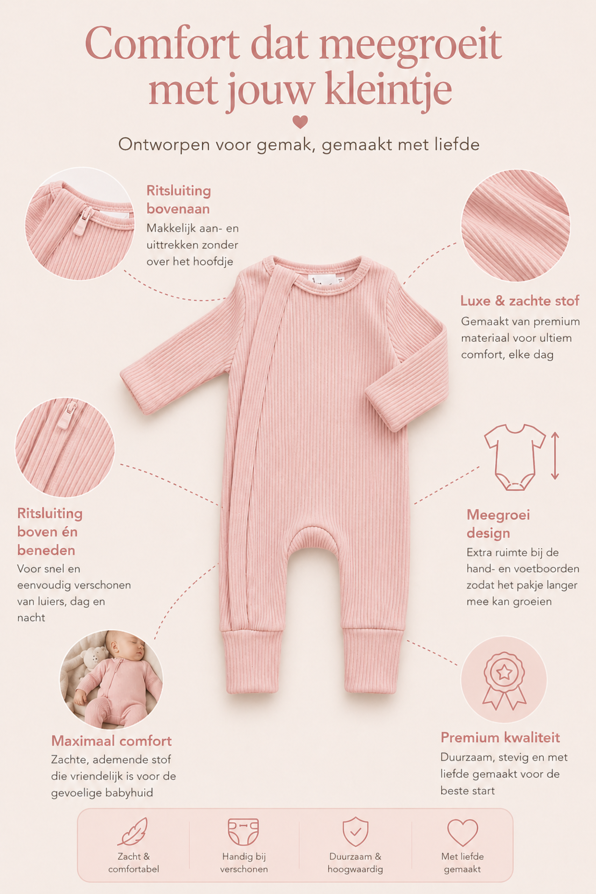 Meegroeipakje - Premium Babykleding